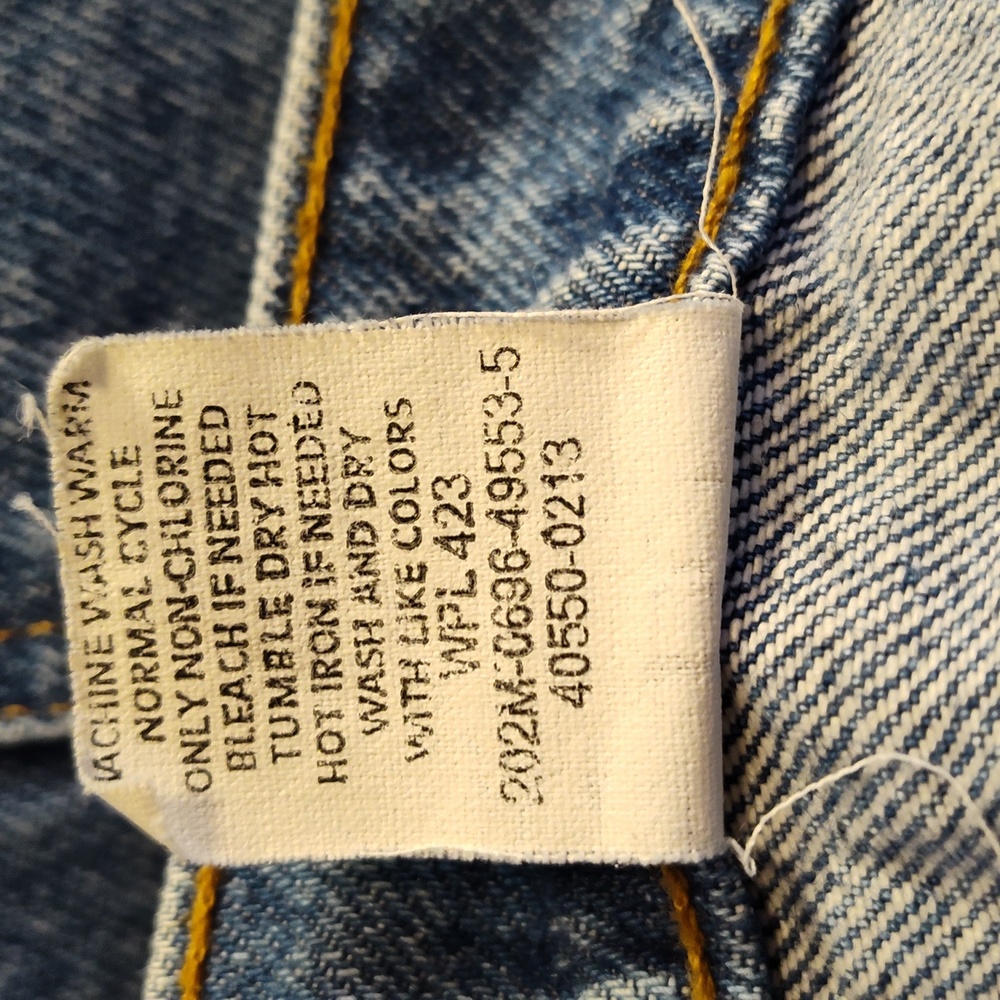 Levi's Orange Tab 550 Men's Blue Denim Jeans Size 42x30 - Picture 16 of 16